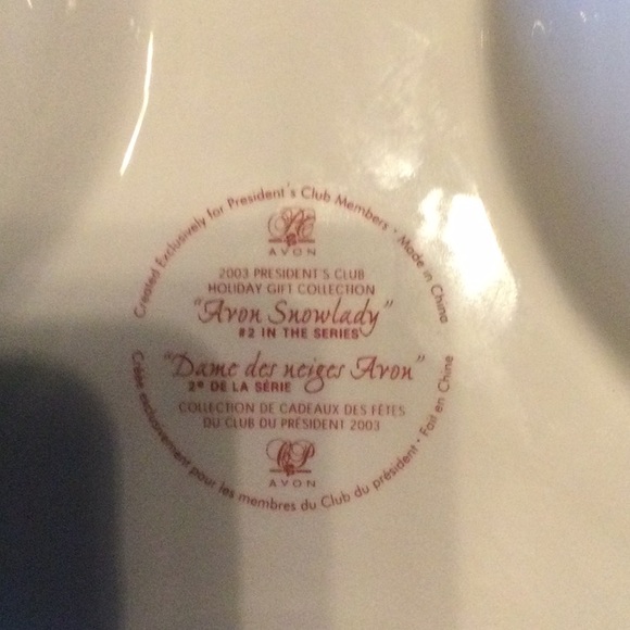 Avon President’s Club Christmas Sectional Dish - Picture 6 of 7